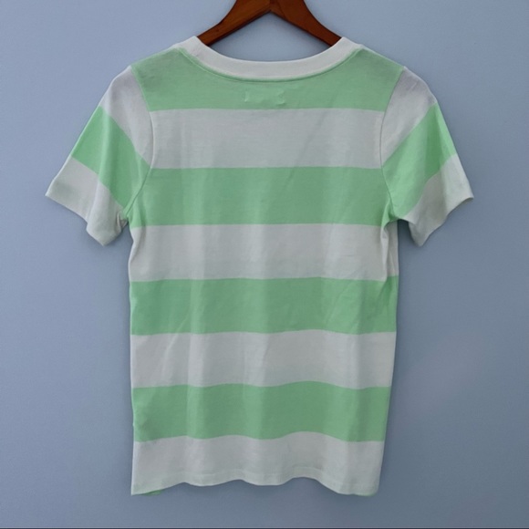 Madewell Essential Tee Brookline Stripe Supima Cotton Shirt Women’s Size XXS - Picture 2 of 8